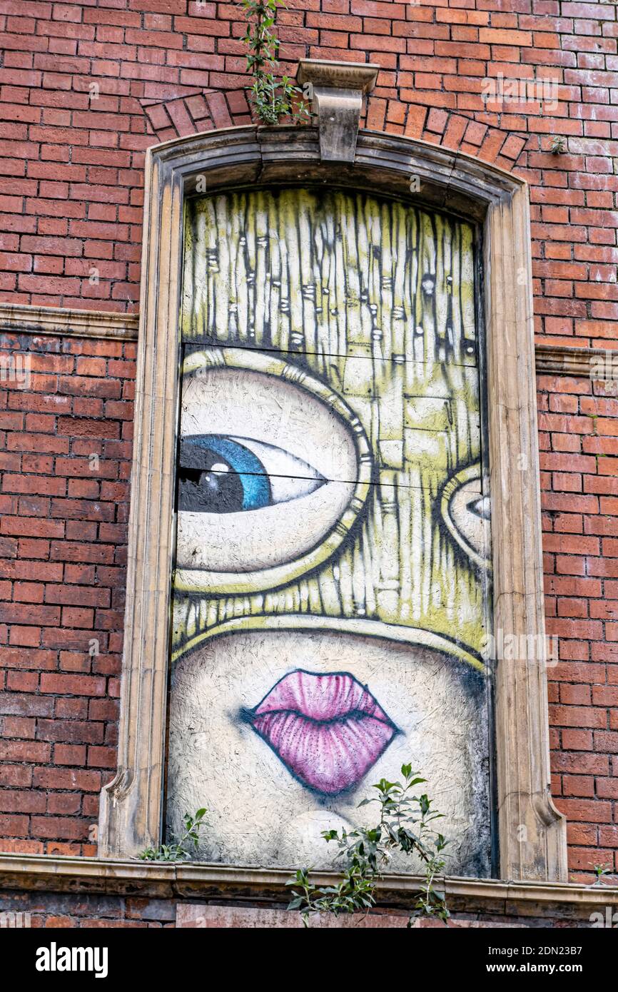 Belfast, Northern Ireland. 30th Apr, 2016. Graffiti and street art on April 30, 2016 in Belfast, Northern Ireland, UK. Stock Photo