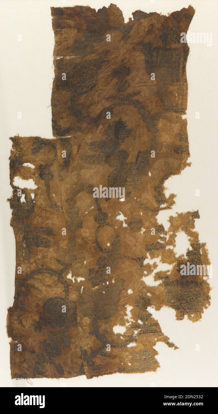 Metallic technique brocaded damask hires stock photography and images