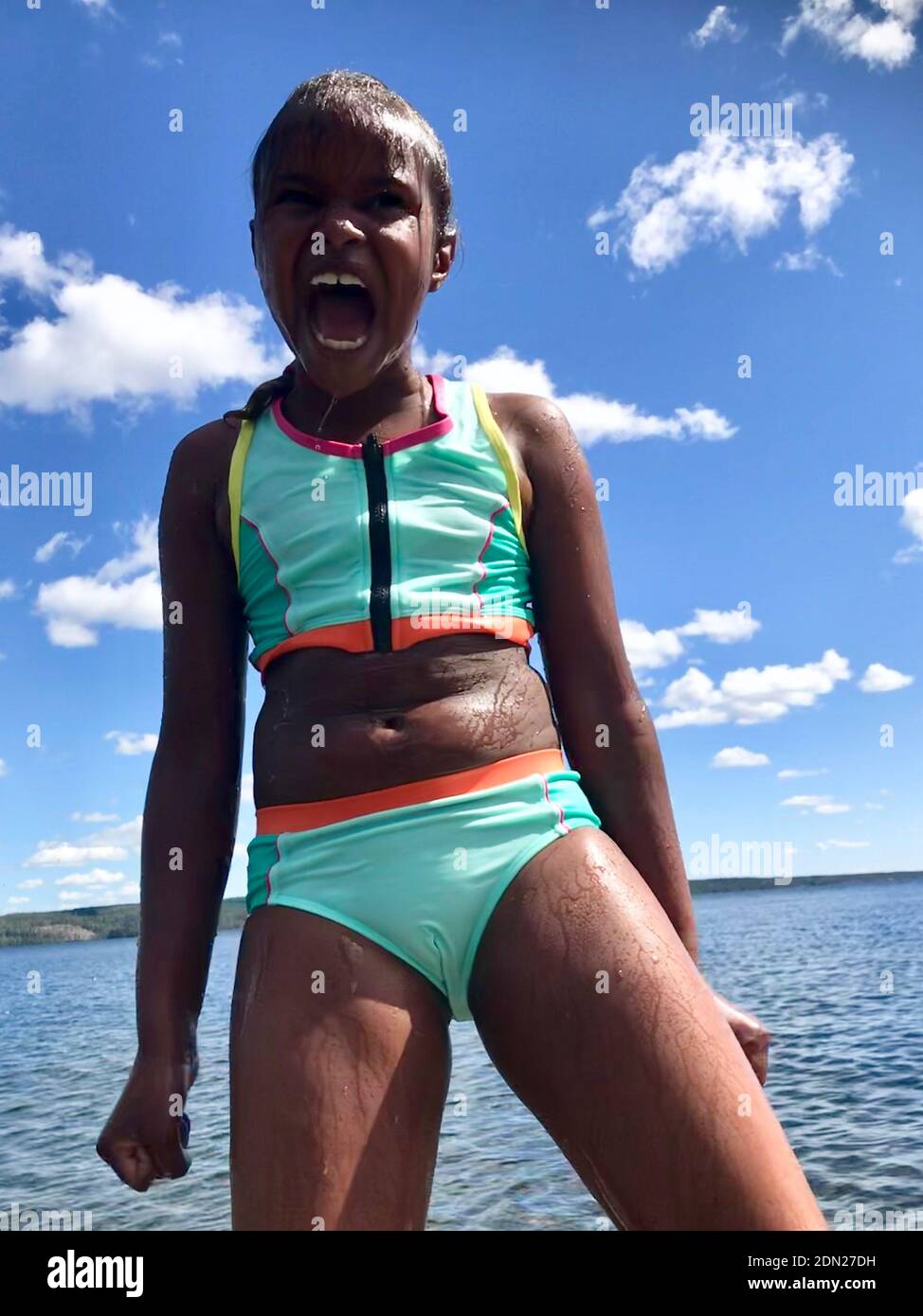14 15 years girl bikini hi-res stock photography and images - Alamy