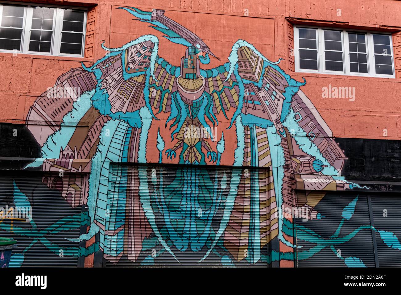 Belfast, Northern Ireland. 30th Apr, 2016. Graffiti and street art on April 30, 2016 in Belfast, Northern Ireland, UK. Stock Photo