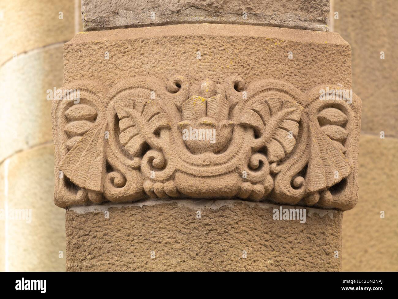 Elements of architectural decoration of buildings, plaster stucco, wall ...