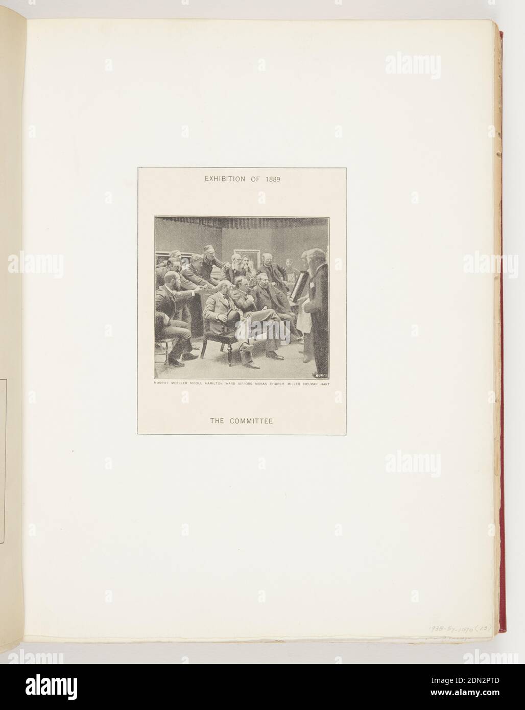 Ephemera, Printed in black ink on paper, USA, 1889, ephemera, Ephemera Stock Photo