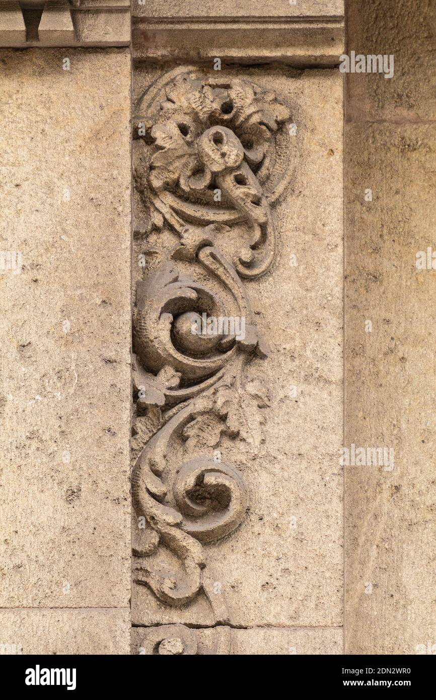 elements of architectural decorations of buildings, plaster moldings ...