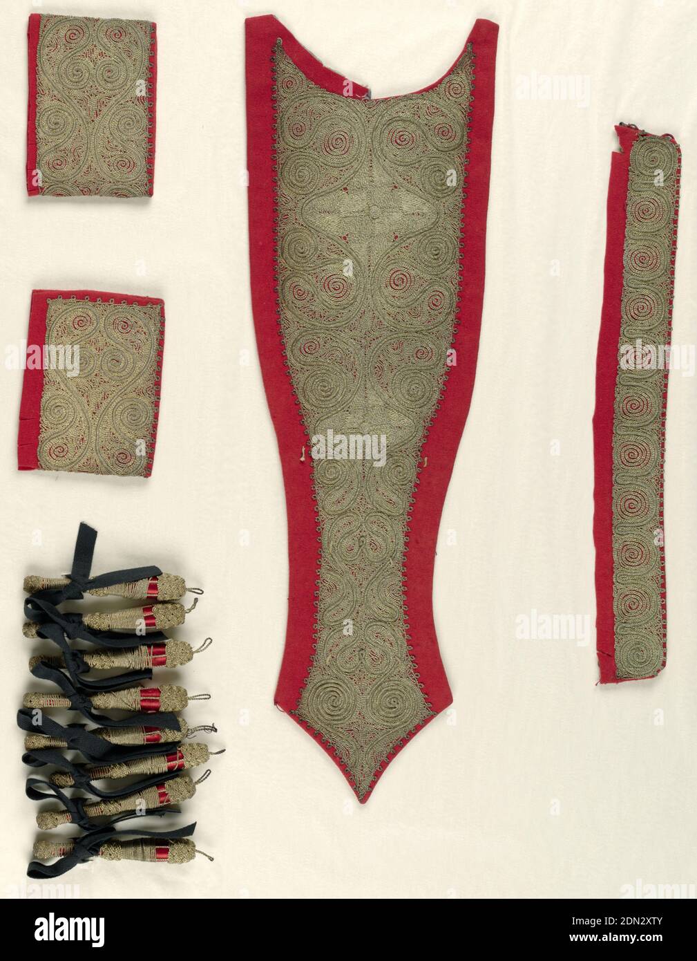 Traditional Bodice Ripper Embroidered bodice detail hi-res stock photography and images - Alamy