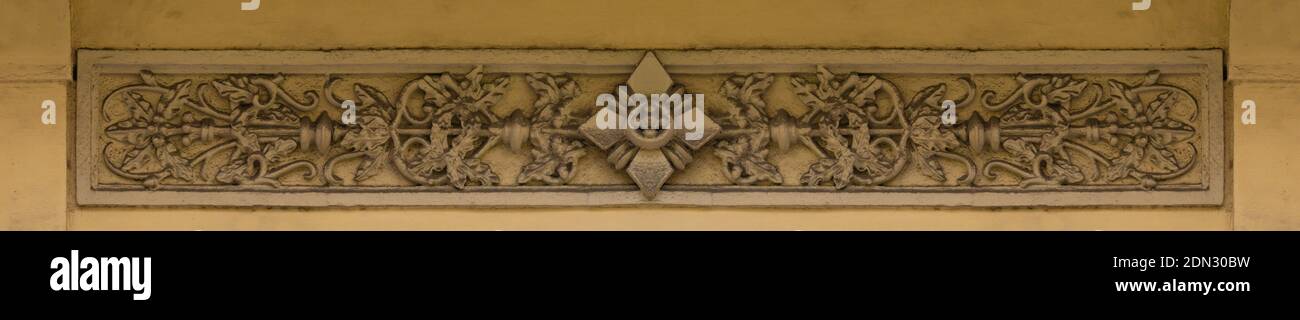 elements of architectural decorations of buildings, plaster moldings ...