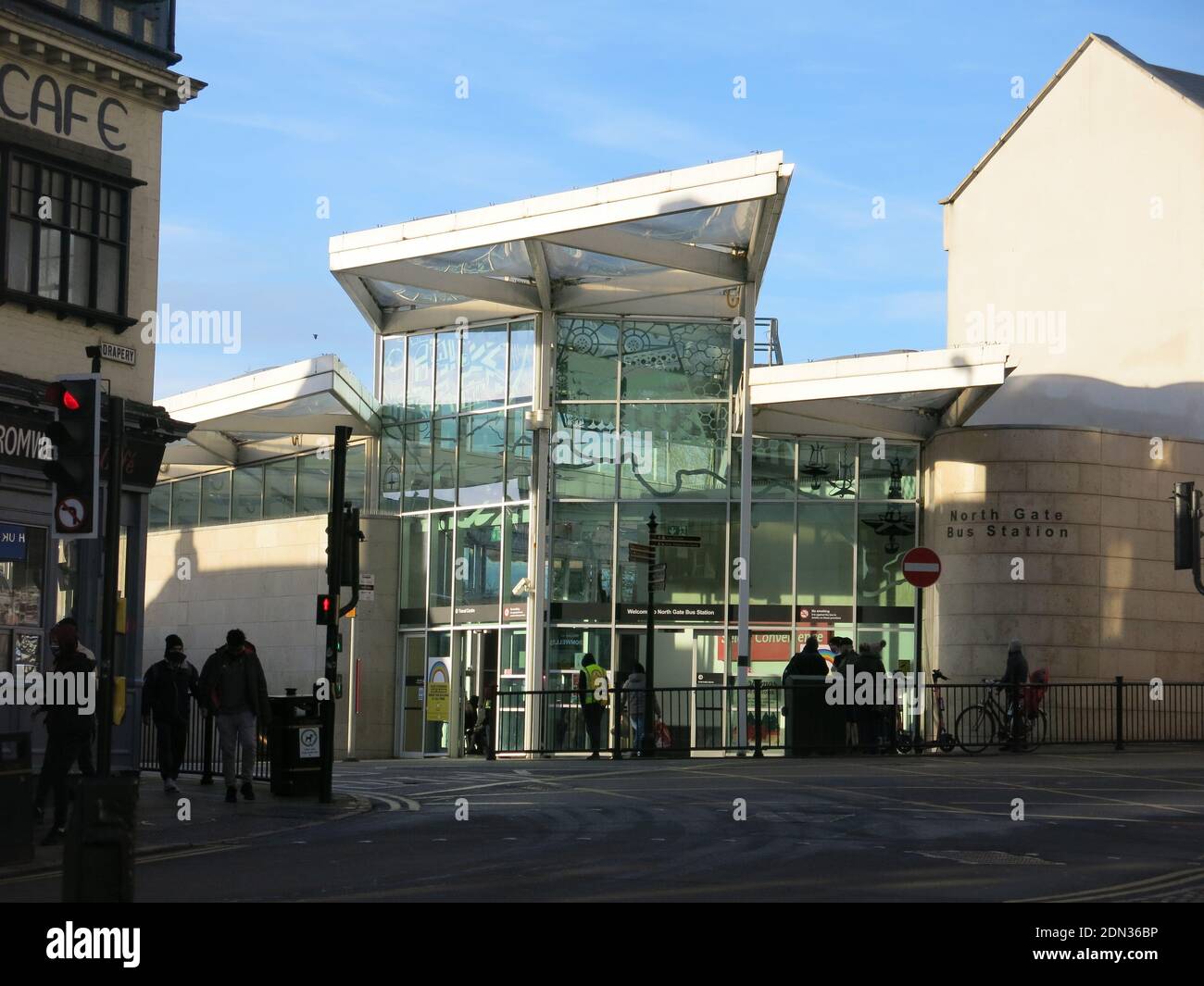 Opened in 2014, Northampton's North Gate Bus Station was built on the