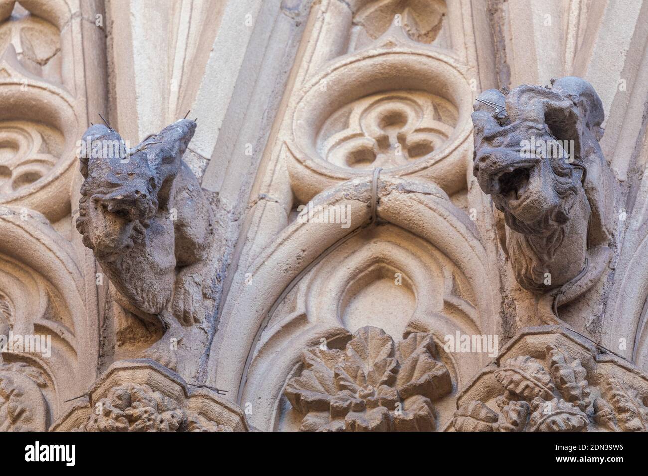 elements of architectural decorations of buildings, plaster stucco ...