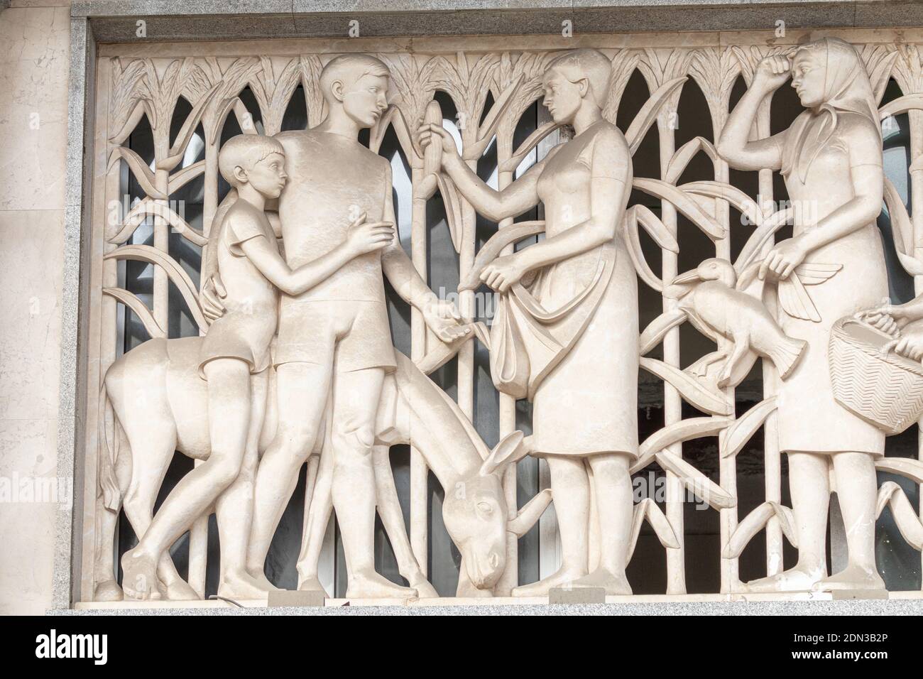 elements of architectural decorations of buildings, plaster stucco ...