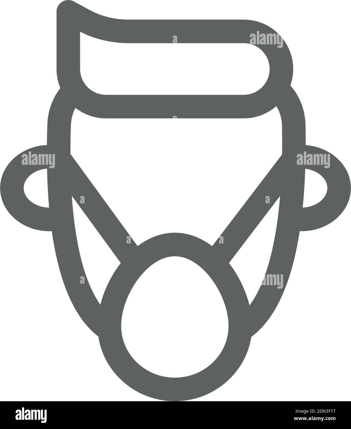 medical mask vector icon modern simple vector illustration Stock Vector ...