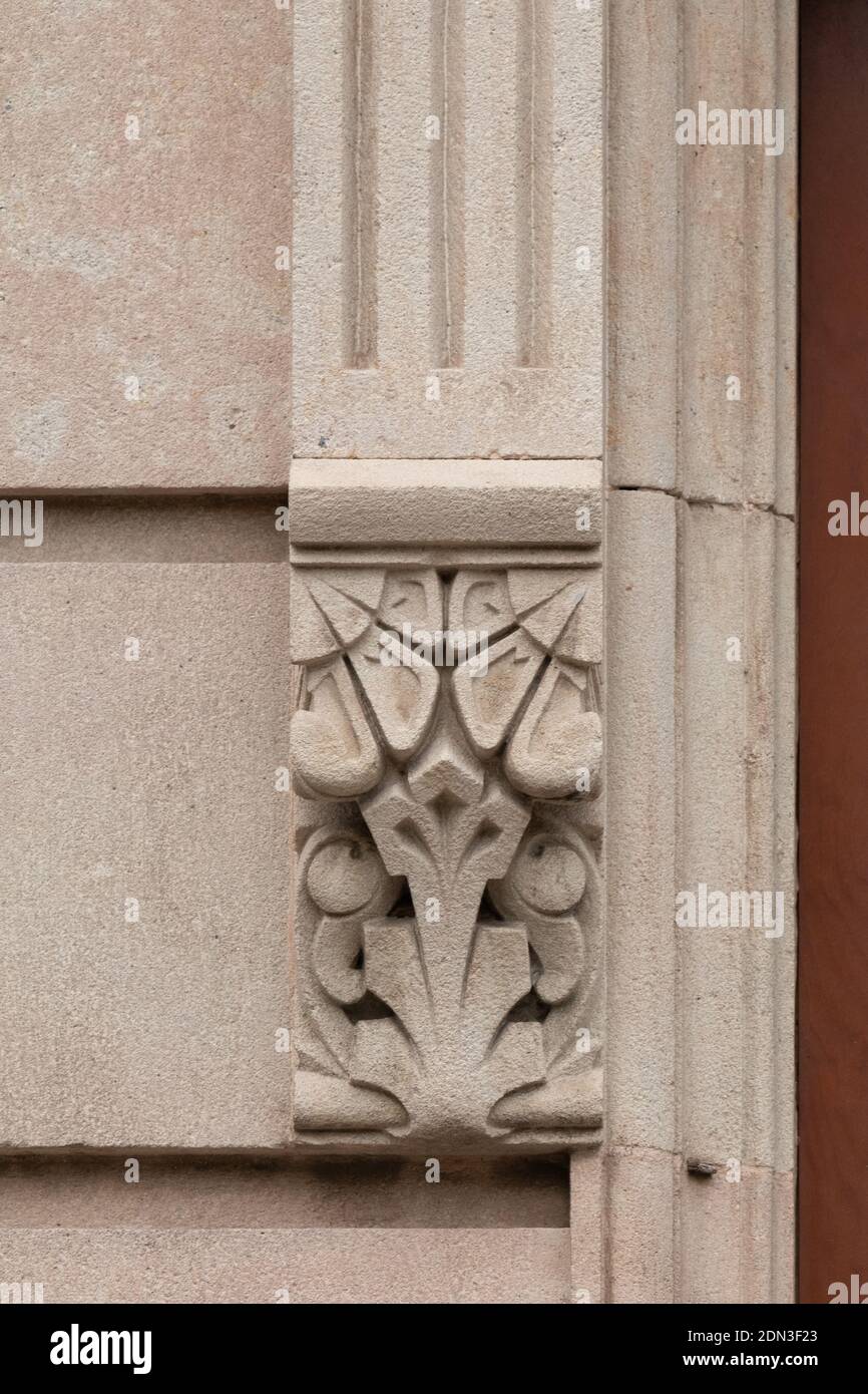 elements of architectural decorations of buildings, columns, arches ...