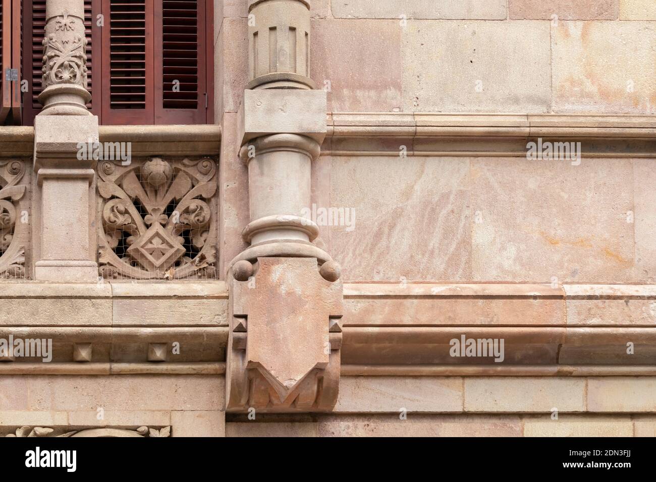 elements of architectural decorations of buildings, columns, arches ...