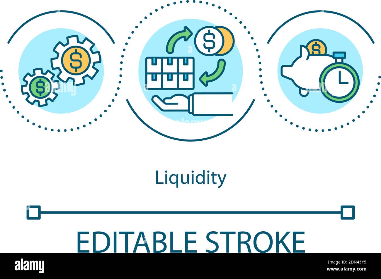 Liquidity concept icon Stock Vector Image & Art Alamy