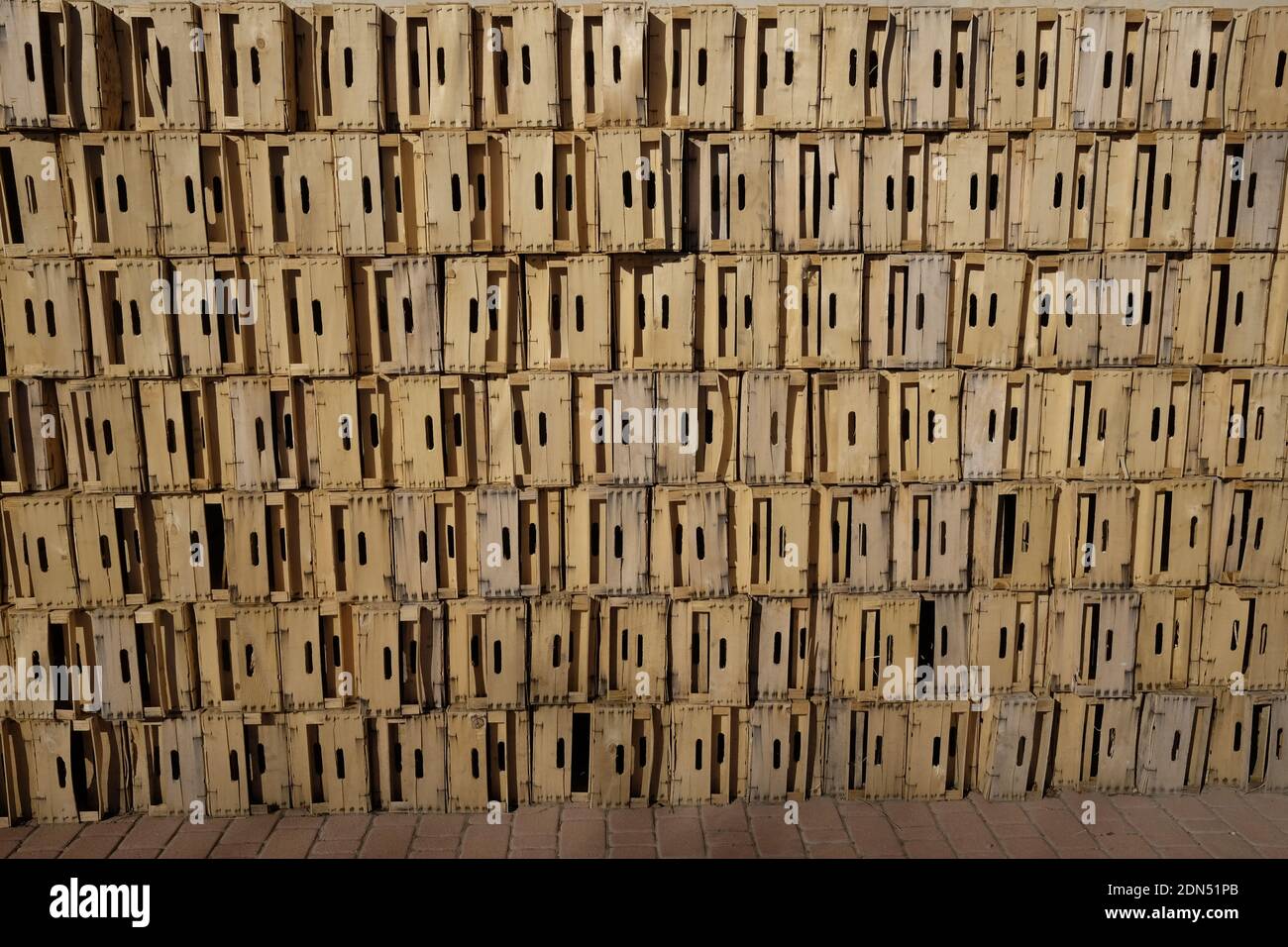 Wooden Boxes For Food Stock Photo Alamy