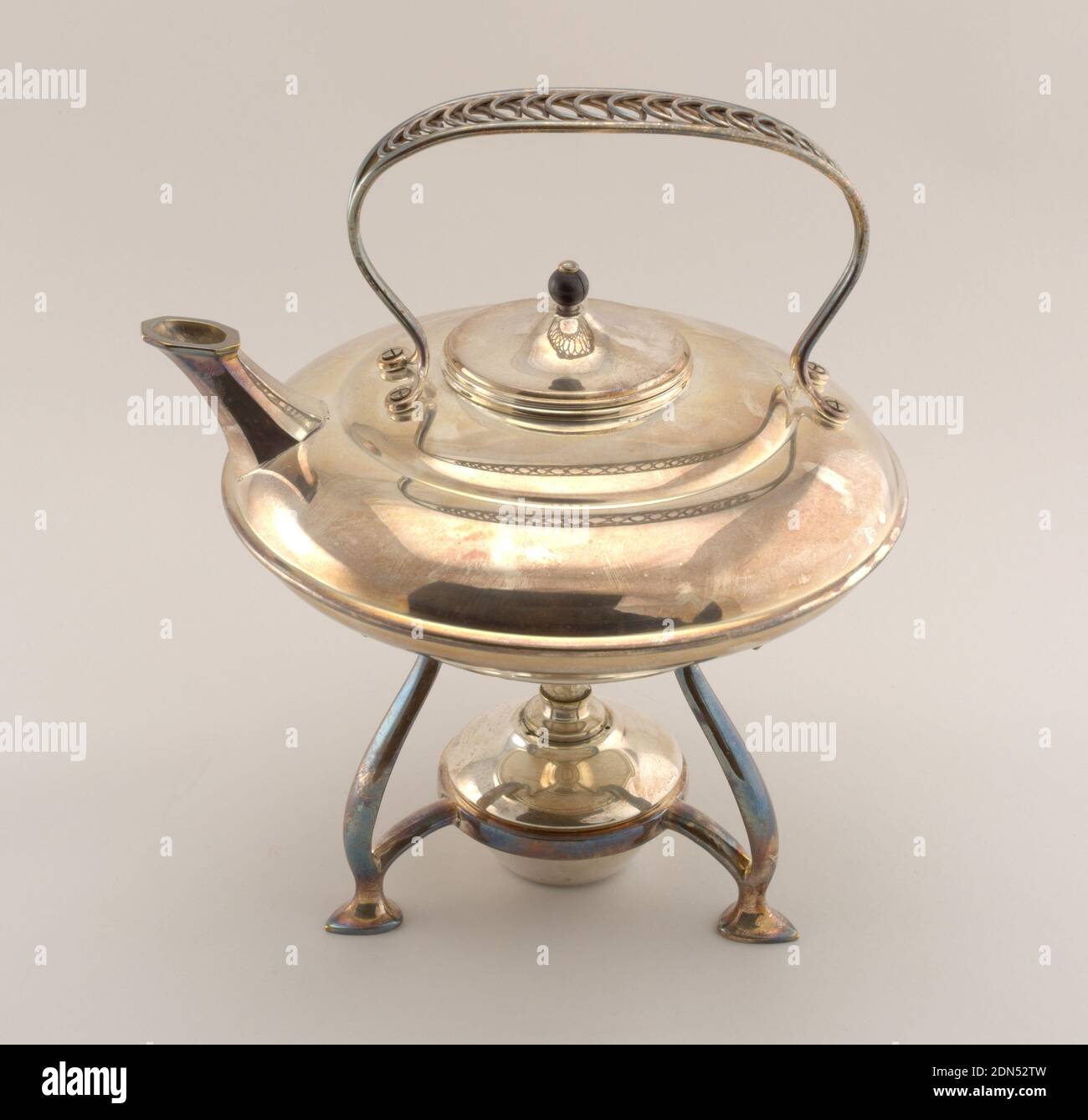 Teapot on Stand, Model 730, W.A.S. Benson Ltd., England, 1880 1920