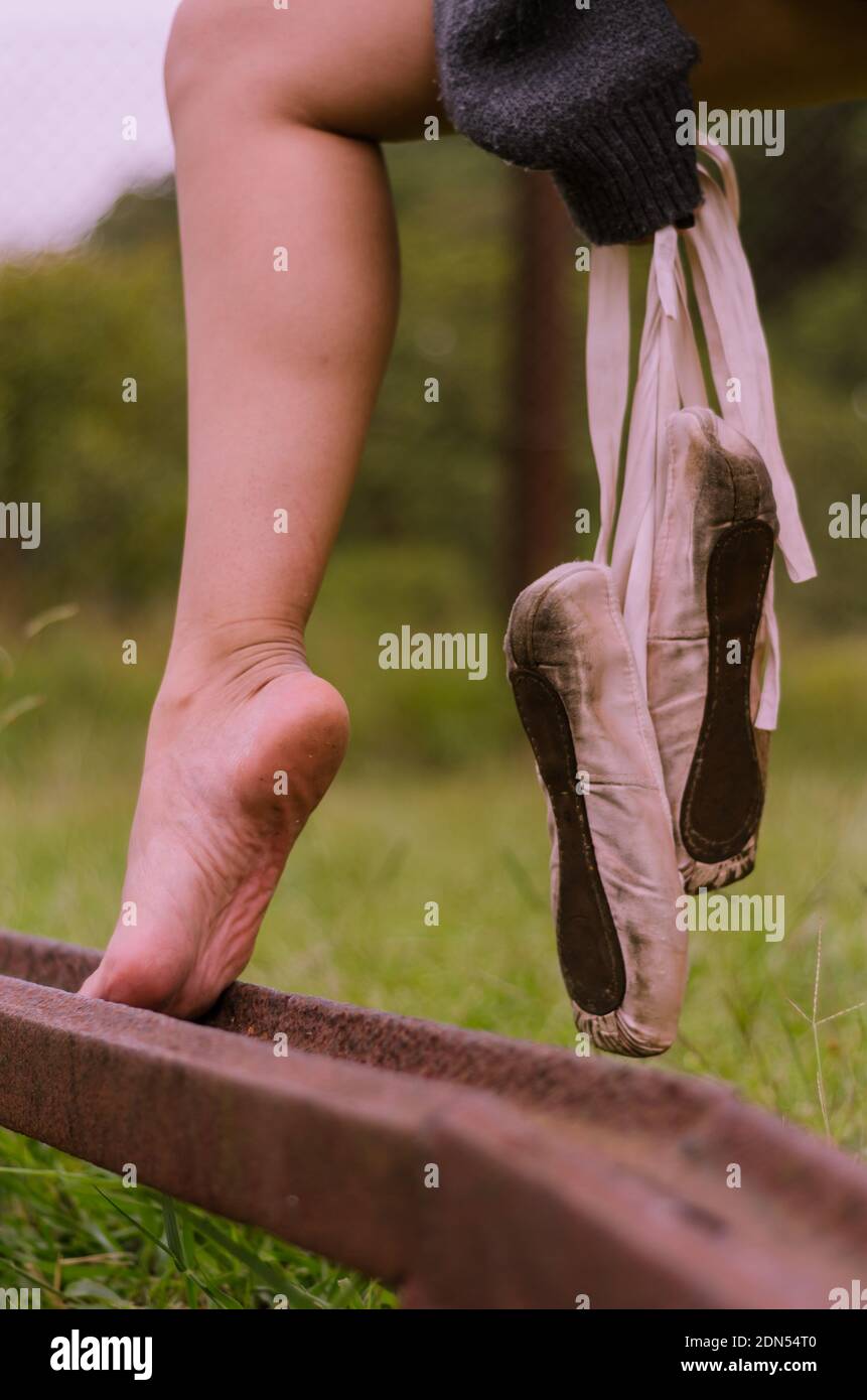 Real Ballet Shoes High Resolution Stock Photography and Images Alamy