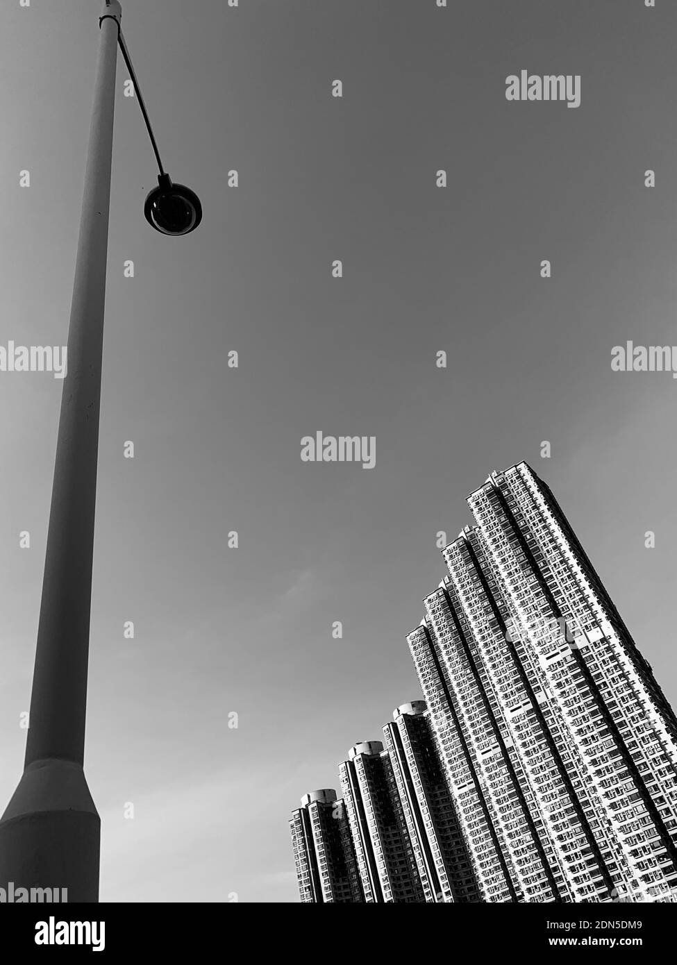 Hong kong high rise buildings Black and White Stock Photos & Images - Alamy