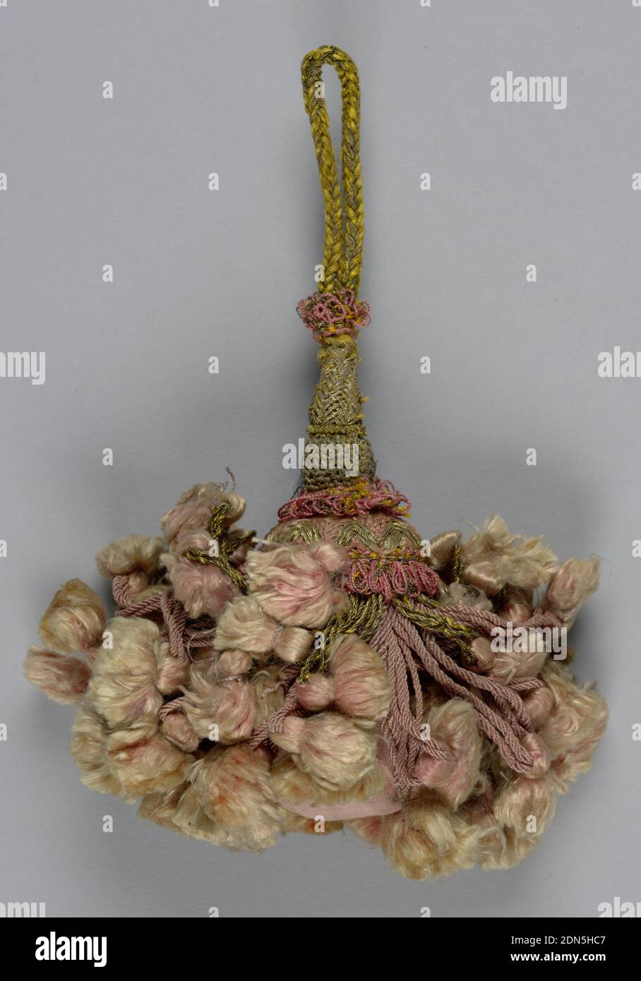 Metallic Gold Chair tie Cord with two Turk Knot Tassels as low as