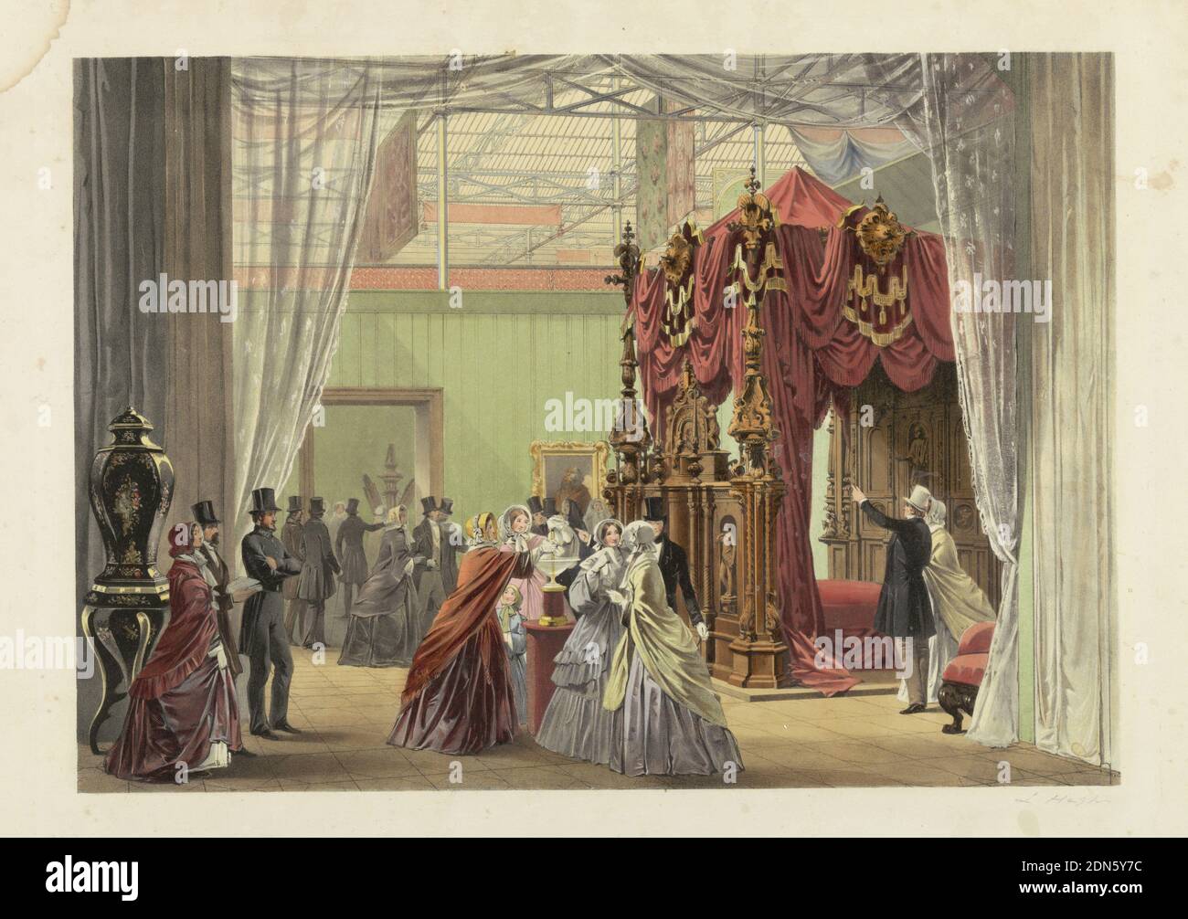 Shown viewing exhibits hires stock photography and images Alamy