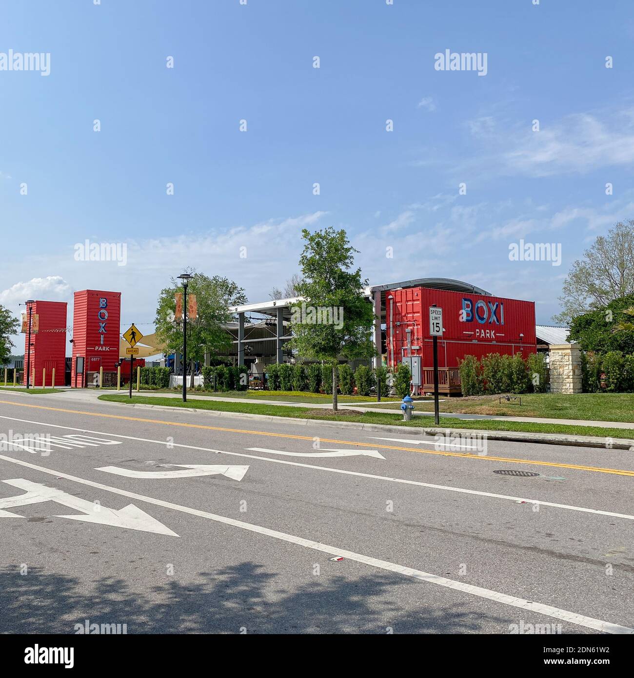 Orlando, FL USA- April 10, 2021 : A dining table and chairs at a