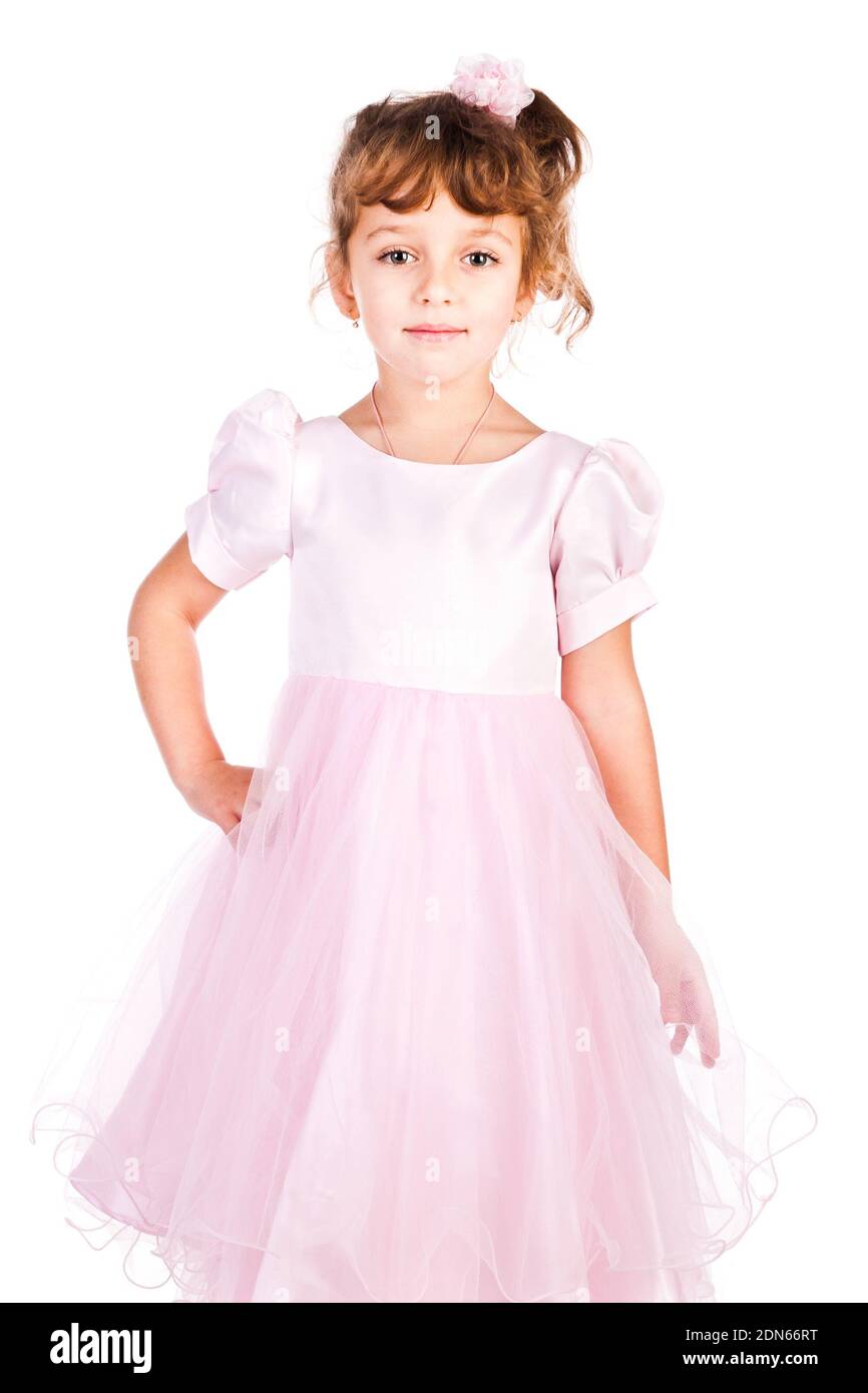 beautiful girl isolated on a white background Stock Photo - Alamy