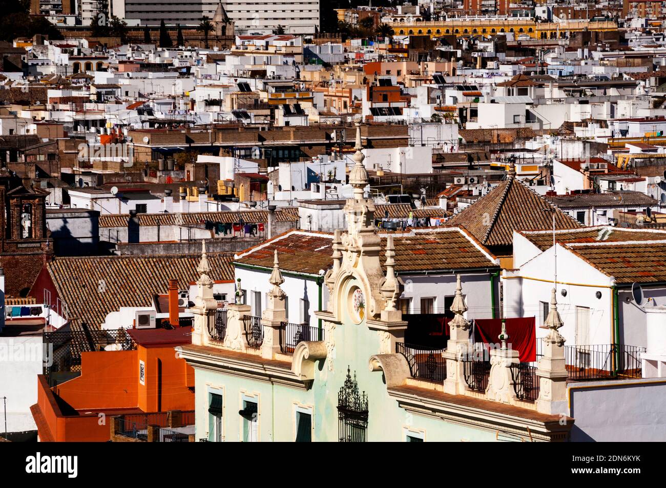 Spanish architecture roofline finials hires stock photography and
