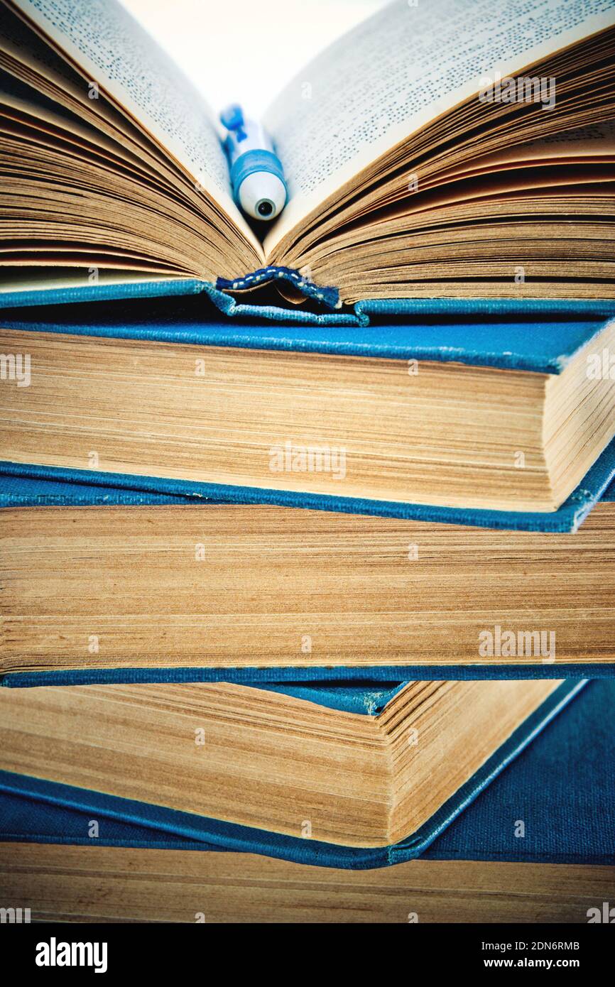concept of an open book Stock Photo