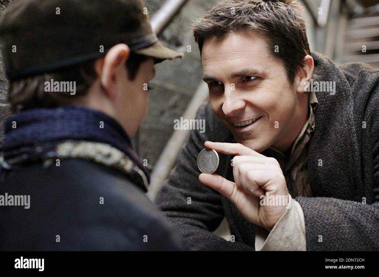 THE PRESTIGE 2006 Warner Bros. Pictures film with Christian Bale as magician Alfred Borden Stock Photo