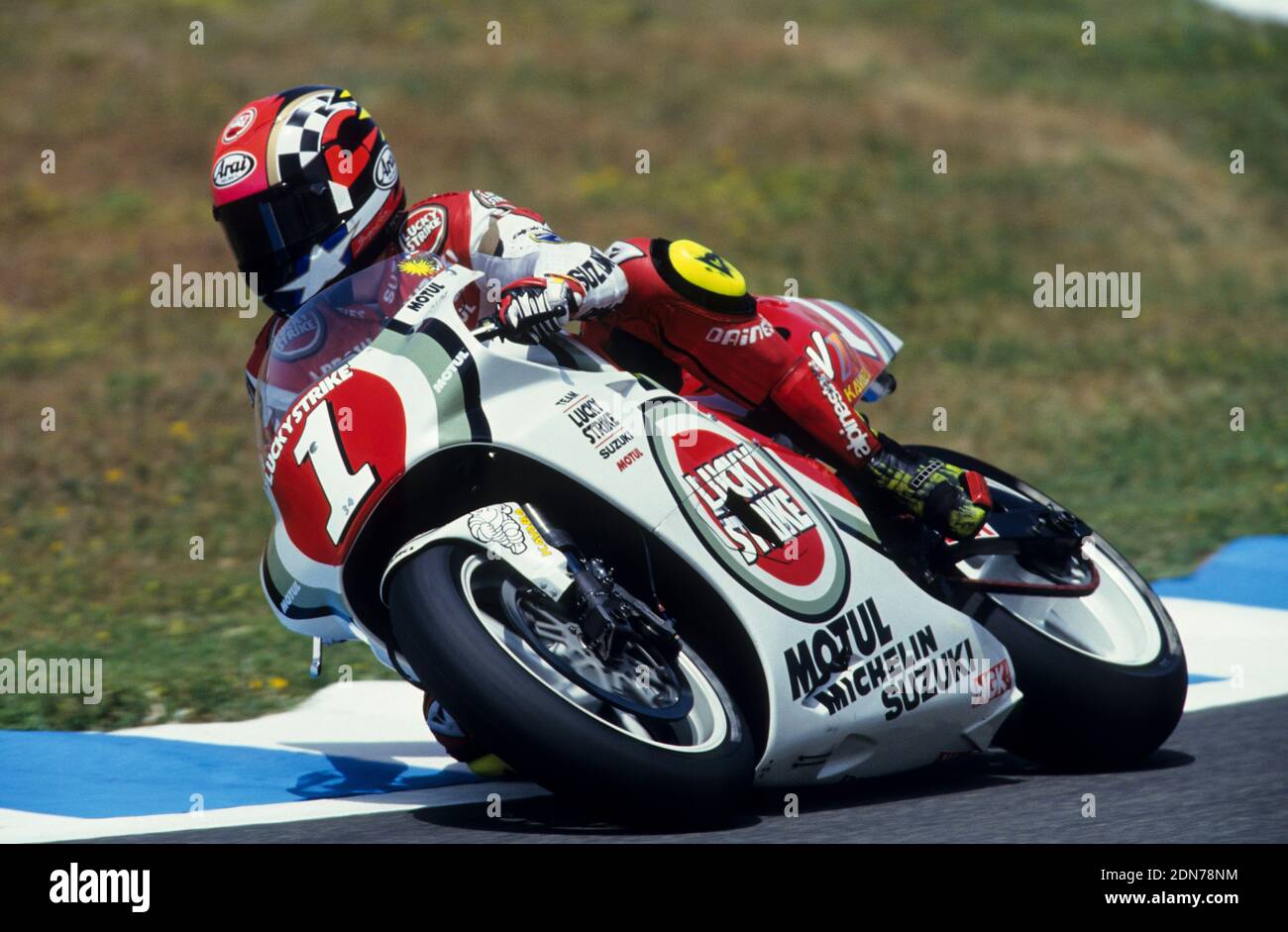 Kevin Schwantz,(USA), Suzuki RGV500, Spanish motorcycle Grand Prix