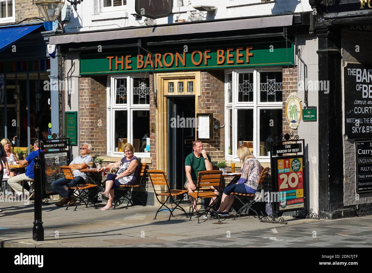 The Baron of Beef pub and restaurant in Cambridge, Cambridgeshire England United Kingdom UK Stock Photo