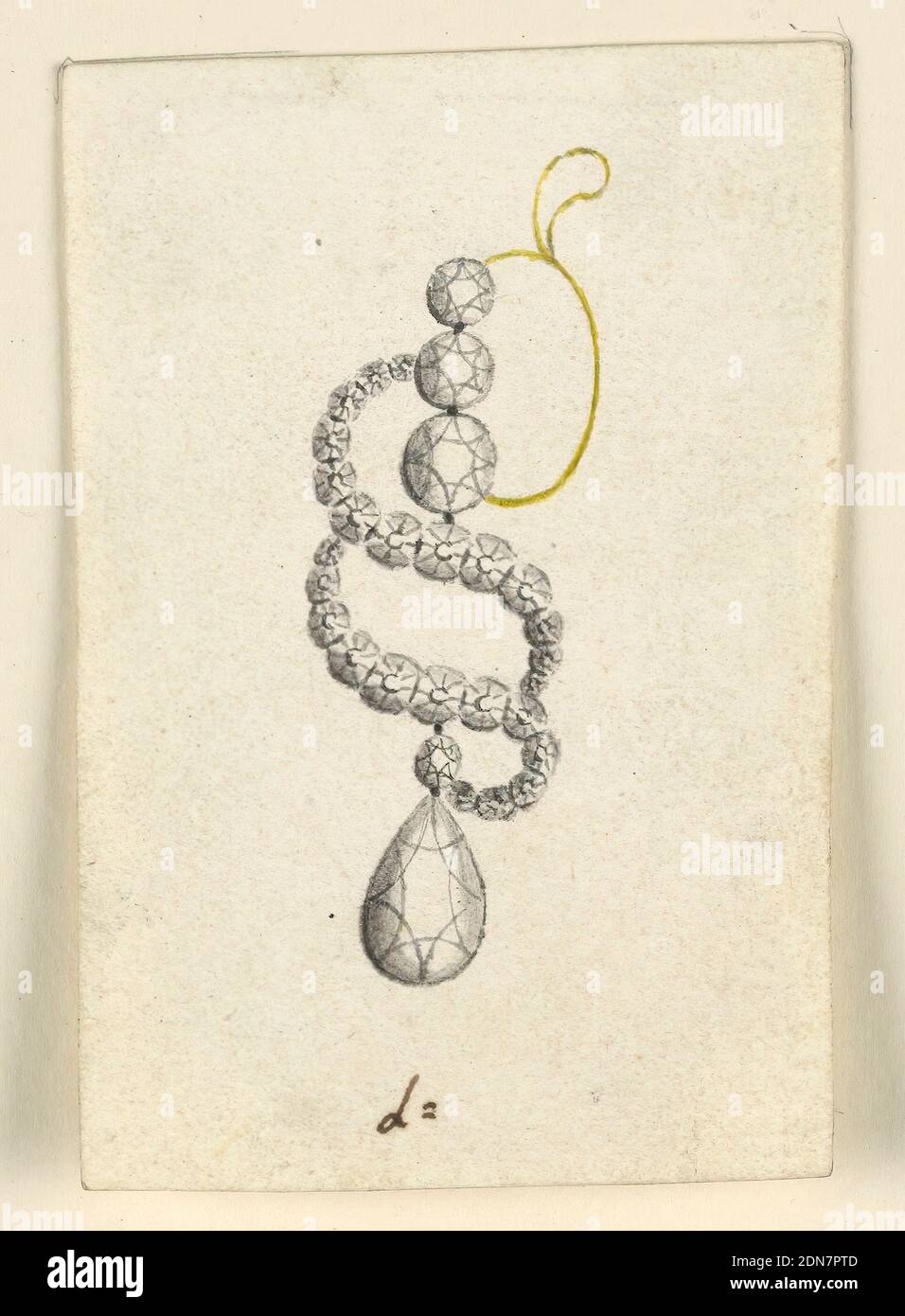 Drawing, Design for an Earring, late 18th century (CH 18553585) - PICRYL -  Public Domain Media Search Engine Public Domain Search