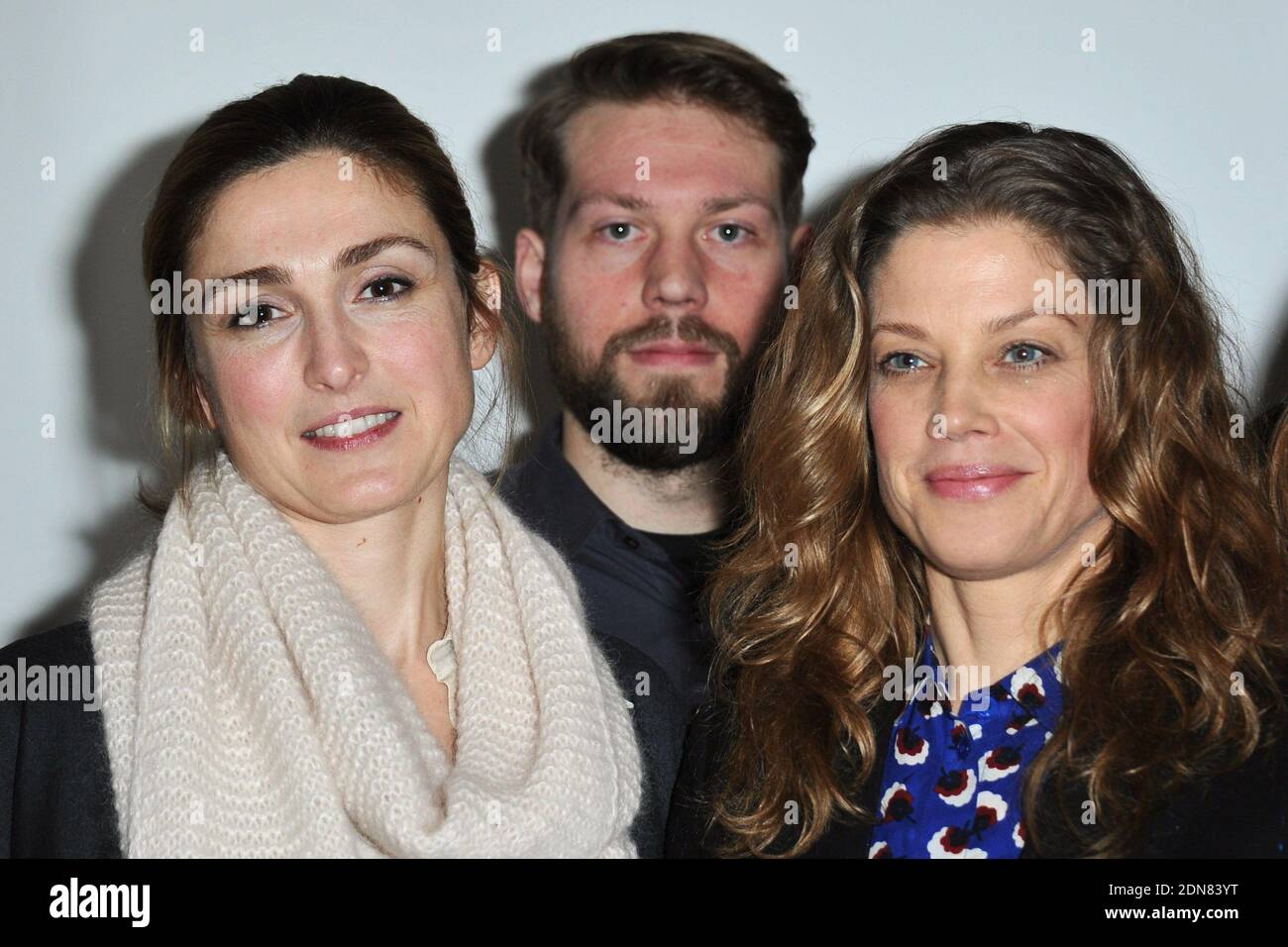 Exclusive - Julie Gayet and Marie Baumer attending the La Place Des Femmes Dans Le Cinema round table at the Museum fur Film und Fernsehen in Berlin, Germany on February 12, 2015. Photo by Aurore Marechal/ABACAPRESS.COM Stock Photo