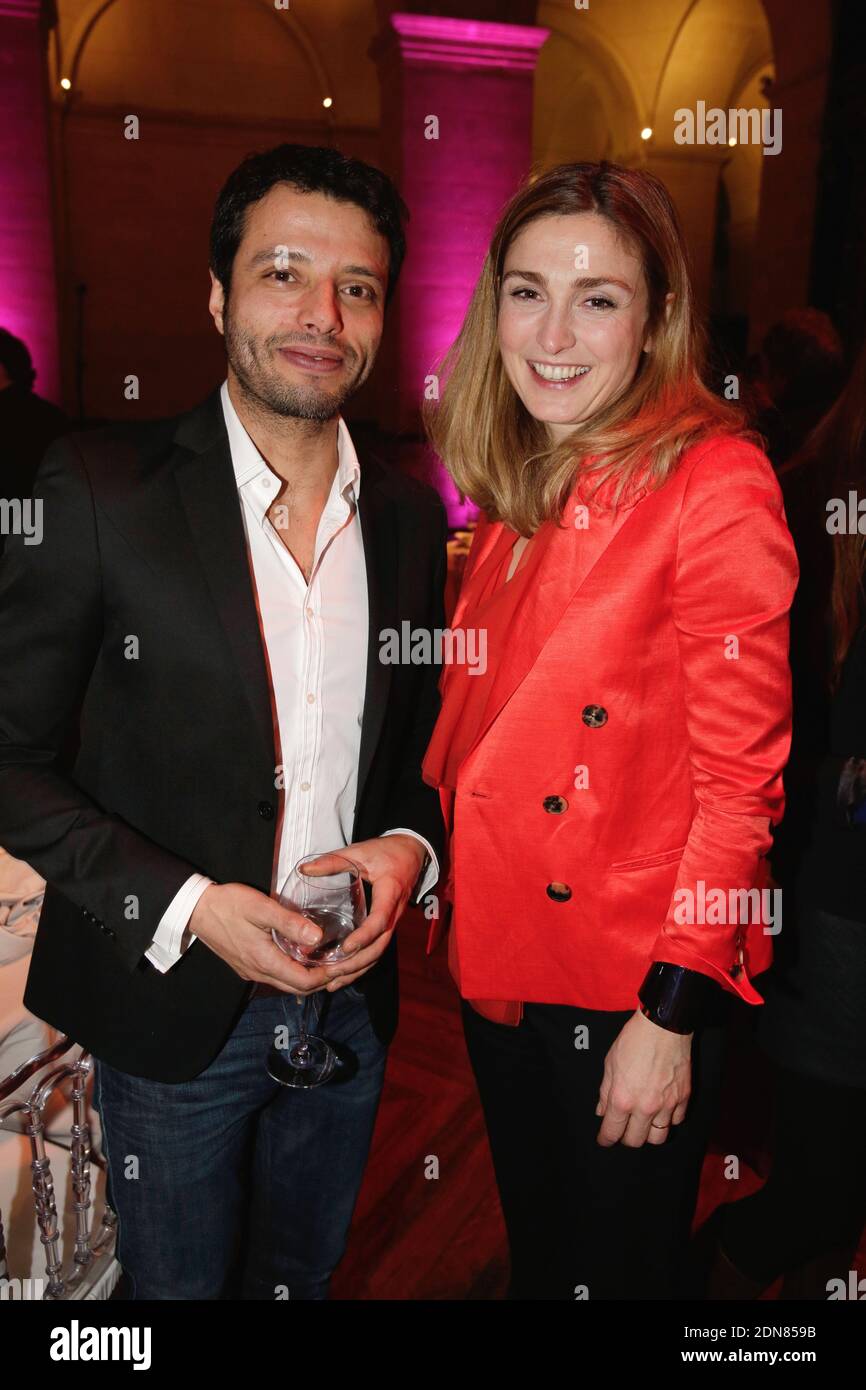 Exclusive - Mabrouk El Mechri And Julie Gayet Attending The 'Trophees ...