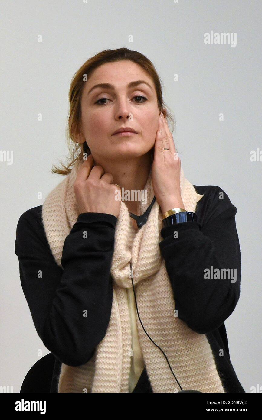 Julie Gayet attending the La Place Des Femmes Dans Le Cinema round table at the Museum fur Film und Fernsehen in Berlin, Germany on February 12, 2015. Photo by Aurore Marechal/ABACAPRESS.COM Stock Photo