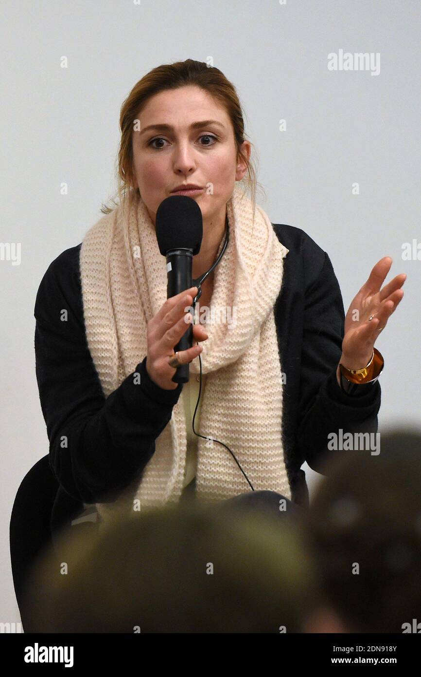 Julie Gayet attending the La Place Des Femmes Dans Le Cinema round table at the Museum fur Film und Fernsehen in Berlin, Germany on February 12, 2015. Photo by Aurore Marechal/ABACAPRESS.COM Stock Photo