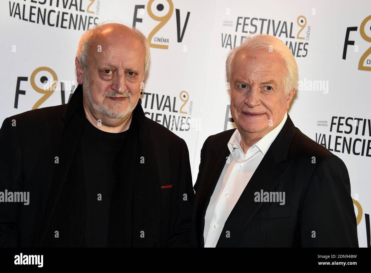 Jacques Bral and Andre Dussollier at the Festival 2 Valenciennes closing ceremony, France, on March 28, 2015. Photo by Nicolas Briquet/ABACAPRESS.COM Stock Photo