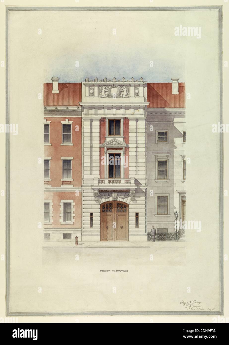 Three storey elevation hi-res stock photography and images - Alamy