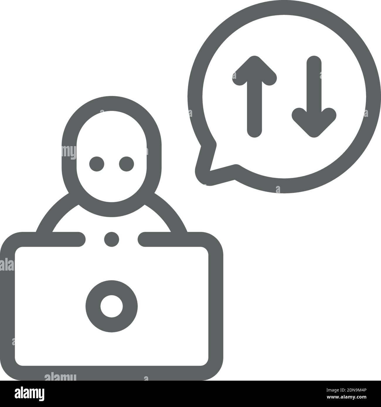 file sharing vector icon modern simple vector illustration Stock Vector ...