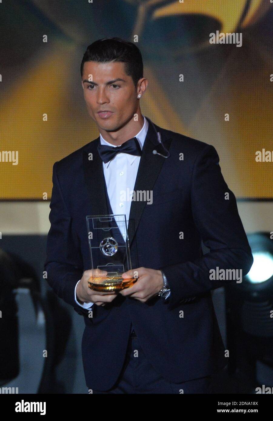 Portugal's Cristiano Ronaldo during the FIFA Ballon D'Or 2014 Award Gala at  the Kongresshalle in Zurich, Switzerland on January 12, 2015. Photo by  Christian Liewig/ABACAPRESS.COM Stock Photo - Alamy