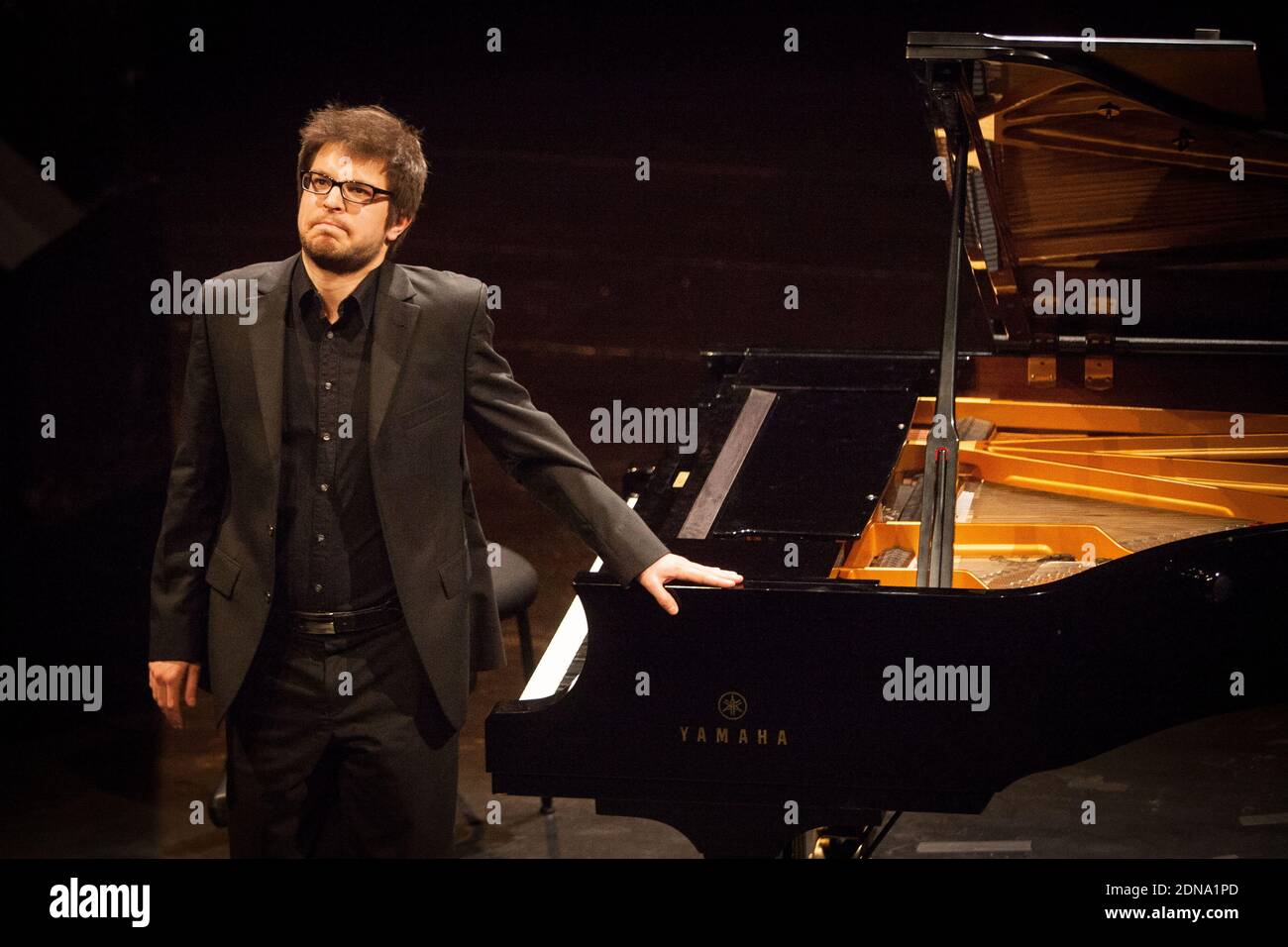 Guillaume Sigier perfoming on stage during "Concert des revelations