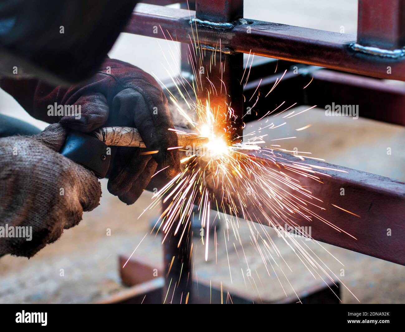 Welder Welding Railing High Resolution Stock Photography and Images - Alamy