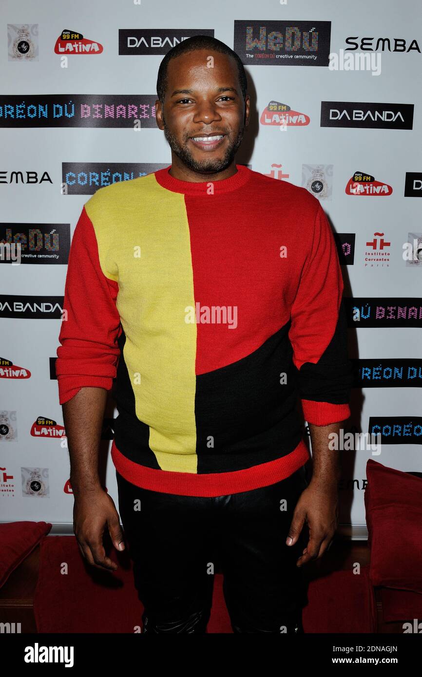 Coreon Du attending the Kuduro party for the launching of Coreon Du's new album 'Binario' at the Cervantes Institute in Paris, France, on January 22, 2015. Photo by Aurore Marechal/ABACAPRESS.COM Stock Photo