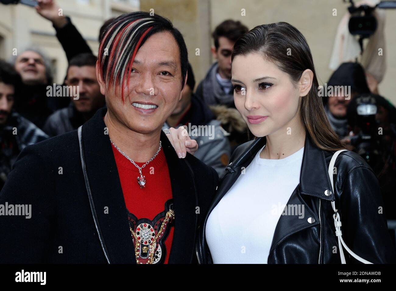 Stephen Hung and Deborah Valdez-Hung attending Dior&rsquo;s Spring-Summer