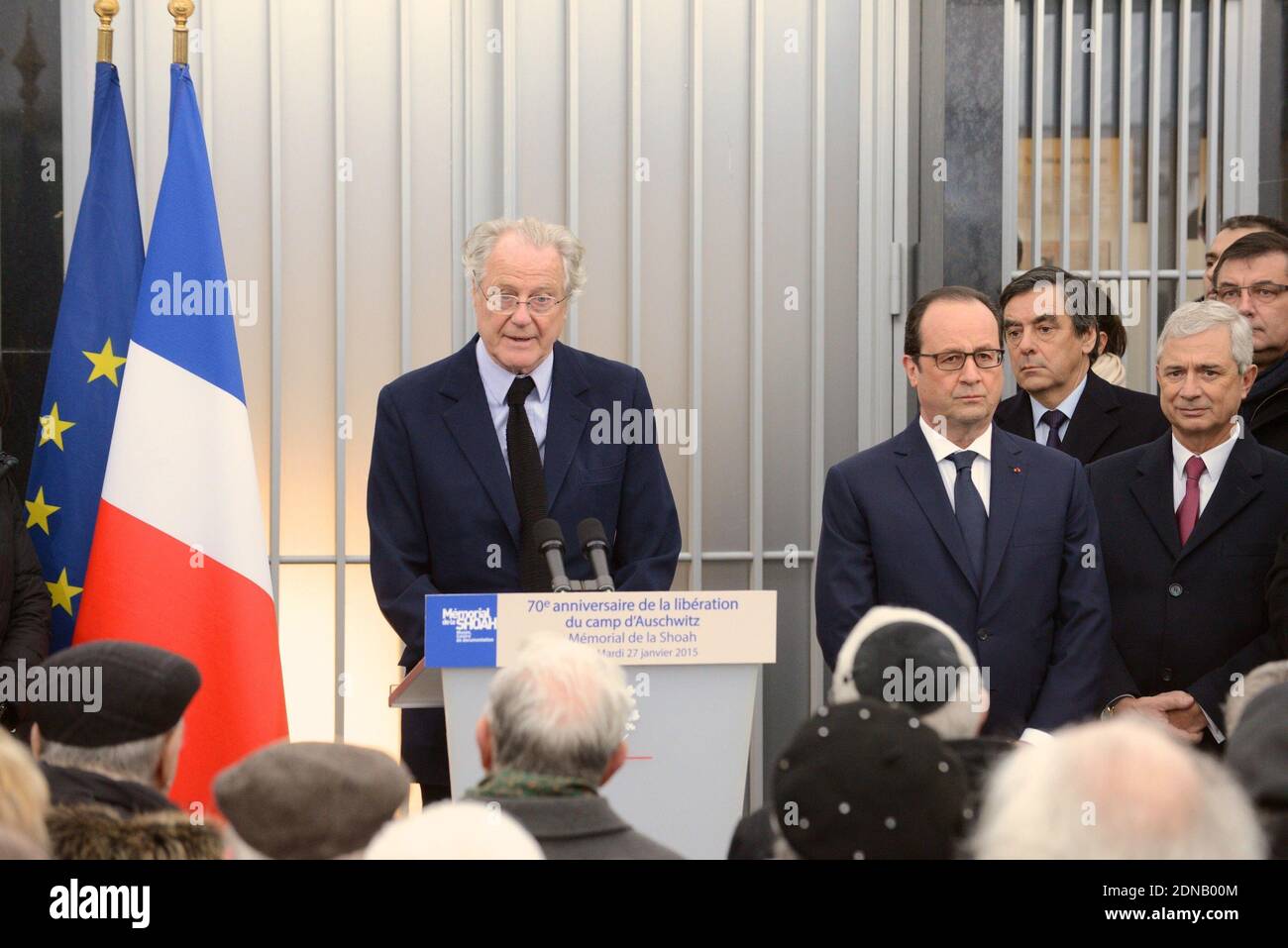 Shoah Memorial President Eric De Rothschild Delivers His Speech As L R French President Francois Hollande Former French Prime Minister Francois Fillon And National Assembly President Claude Bartolone Look On During A Ceremony Shoah Memorial President Eric De Rothschild Delivers His Speech As L R French President Francois Hollande Former French Prime Minister Francois Fillon And National Assembly President Claude Bartolone Look On During A Ceremony