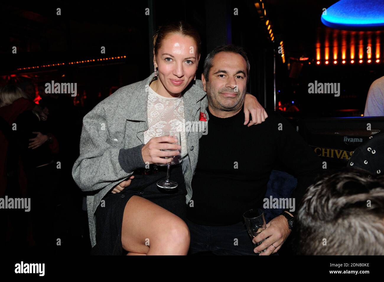 Jean-Yves Le Fur, Jennifer Eymere attending Jalouse party at l' Arc in Paris, France on January 27, 2015. Photo by Alban Wyters/ABACAPRESS.COM Stock Photo