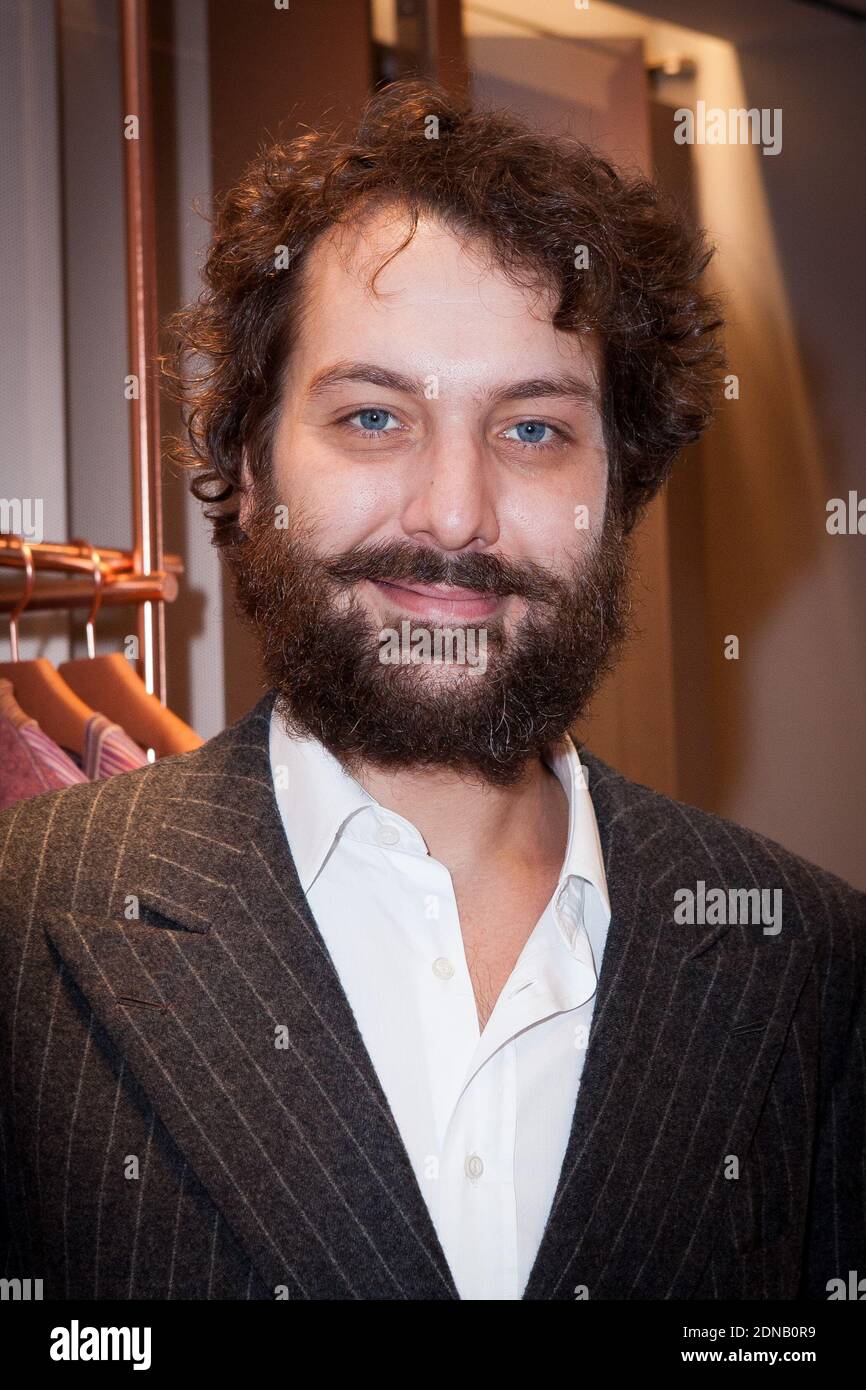 Francesco Maccapani Missoni attending the Missoni New Store opening party,  Rue Saint Honore, in Paris, France, on January 27, 2015. Photo by Audrey  Poree/ ABACAPRESS.COM Stock Photo - Alamy