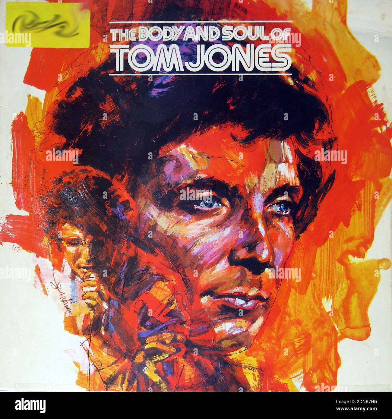 Tom Jones   The Body and Soul of Tom Jones  - Vintage Vinyl Record Cover Stock Photo