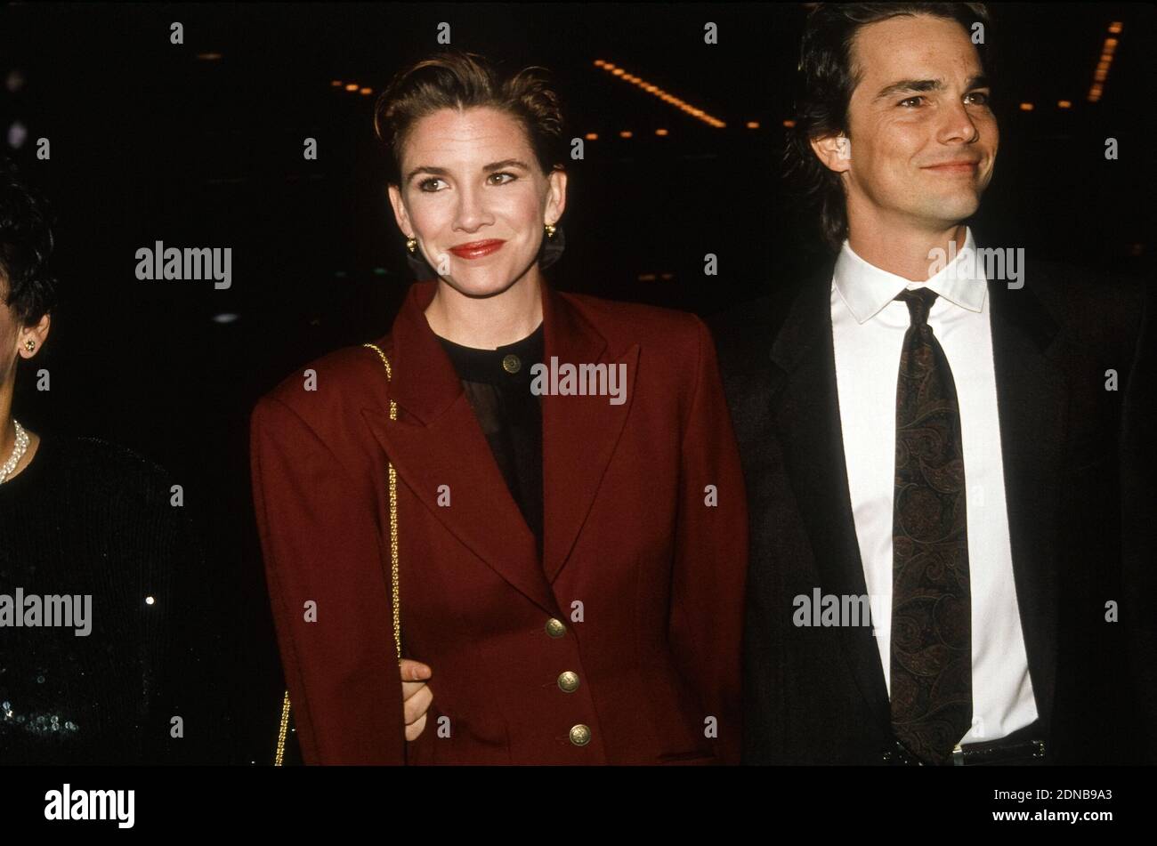 Melissa Gilbert, Bo Brinkman at the 'Dances with Wolves,' in Los Angeles, November 4th, 1990 / File Reference # 34000-1336PLTHA Stock Photo
