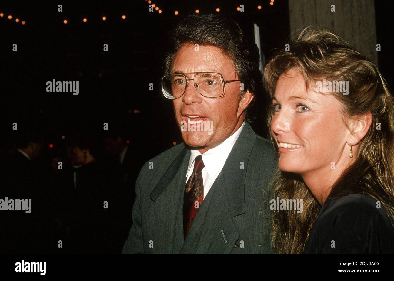 Bill Bixby, wife Laura Jane Michael at the "Dances with Wolves," in Los