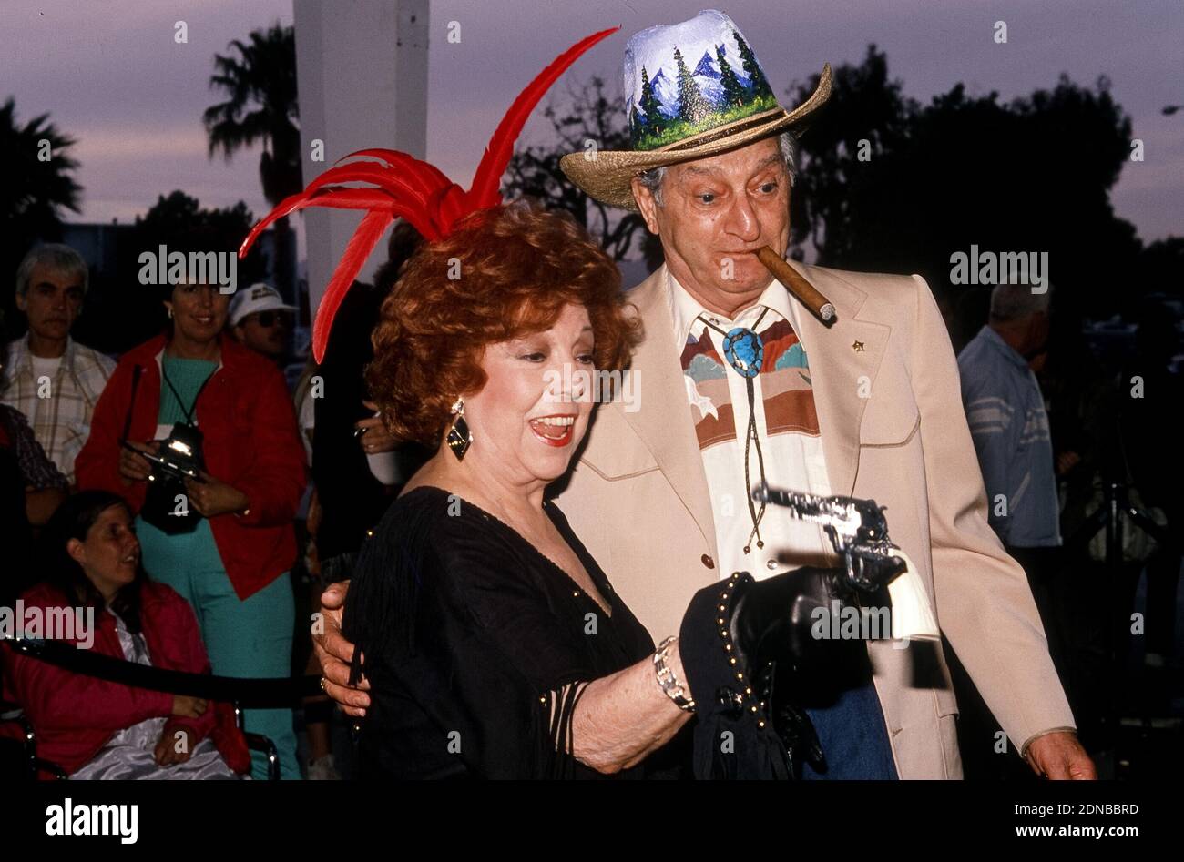 Danny Thomas, Wife Rose Mary, circa 1988 / File Reference # 34000-1356PLTHA Stock Photo - Alamy