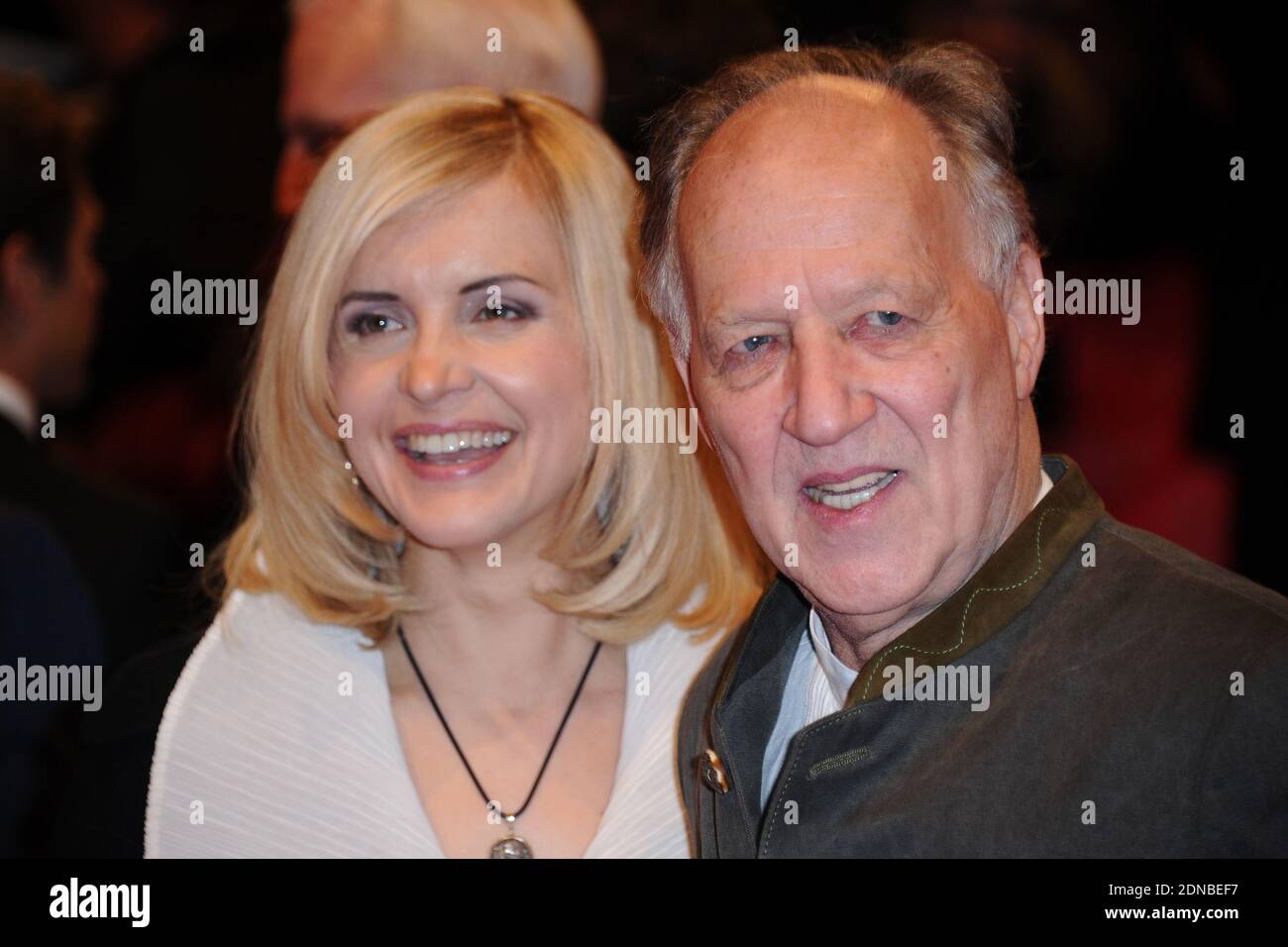 Director Werner Herzog with his wife Lena attending the 'Queen of the ...